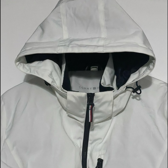 White Tommy Hilfiger Systems Jacket Shell Only M - Picture 7 of 14